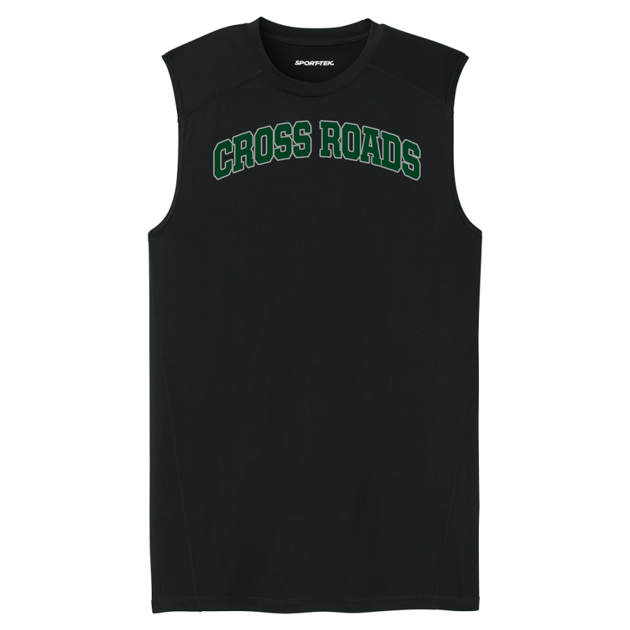 CROSS ROADS HIGH SCHOOL BOBCATS <span class="pdp-name-mascot">CROSS ROADS BOBCATS</span> Sport-Tek Men's PosiCharge Compression Sleeveless Tee