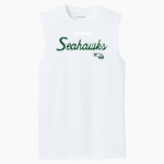 Wagner Seahawks official sideline store <span class="pdp-name-mascot">Wagner Seahawks</span> Sport-Tek Men's PosiCharge Compression Sleeveless Tee Front Thumbnail