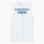 Susquehanna Sabers <span class="pdp-name-mascot">Susquehanna Community High School Sabers</span> Sport-Tek Men's PosiCharge Compression Sleeveless Tee Front Thumbnail