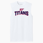Tesoro Titans <span class="pdp-name-mascot">Tesoro Titans</span> Sport-Tek Men's PosiCharge Compression Sleeveless Tee Front Thumbnail