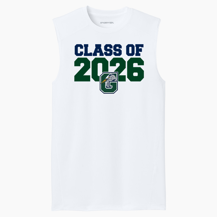Gunston Herons <span class="pdp-name-mascot">Gunston Herons</span> Sport-Tek Men's PosiCharge Compression Sleeveless Tee