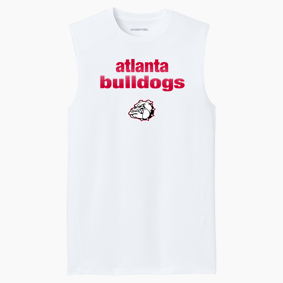 ATLANTA HIGH SCHOOL BULLDOGS <span class="pdp-name-mascot">ATLANTA BULLDOGS</span> Sport-Tek Men's PosiCharge Compression Sleeveless Tee