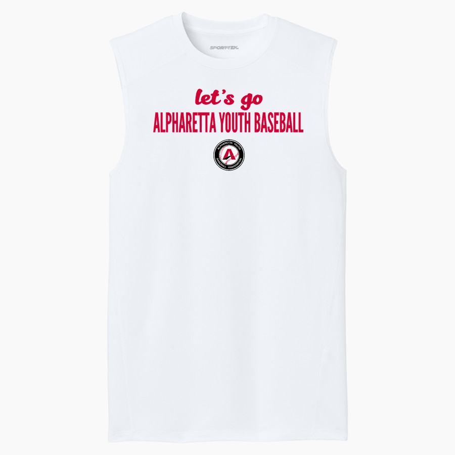 Alpharetta Youth Baseball Alpharetta <span class="pdp-name-mascot">Alpharetta Youth Baseball Association</span> Sport-Tek Men's PosiCharge Compression Sleeveless Tee