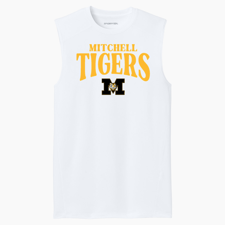 MITCHELL HIGH SCHOOL TIGERS <span class="pdp-name-mascot">MITCHELL TIGERS</span> Sport-Tek Men's PosiCharge Compression Sleeveless Tee