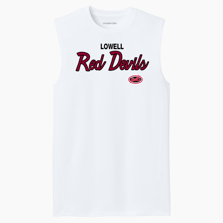 LOWELL HIGH SCHOOL RED DEVILS <span class="pdp-name-mascot">LOWELL RED DEVILS</span> Sport-Tek Men's PosiCharge Compression Sleeveless Tee
