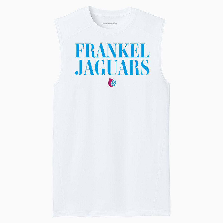 Frankel Jewish Academy Jaguars official sideline store <span class="pdp-name-mascot">Frankel Jewish Academy Jaguars</span> Sport-Tek Men's PosiCharge Compression Sleeveless Tee