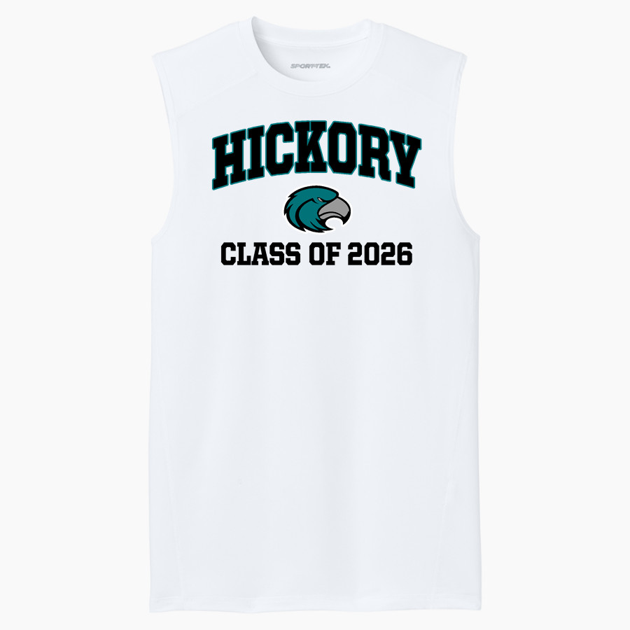 HICKORY HIGH SCHOOL HAWKS <span class="pdp-name-mascot">HICKORY HAWKS</span> Sport-Tek Men's PosiCharge Compression Sleeveless Tee