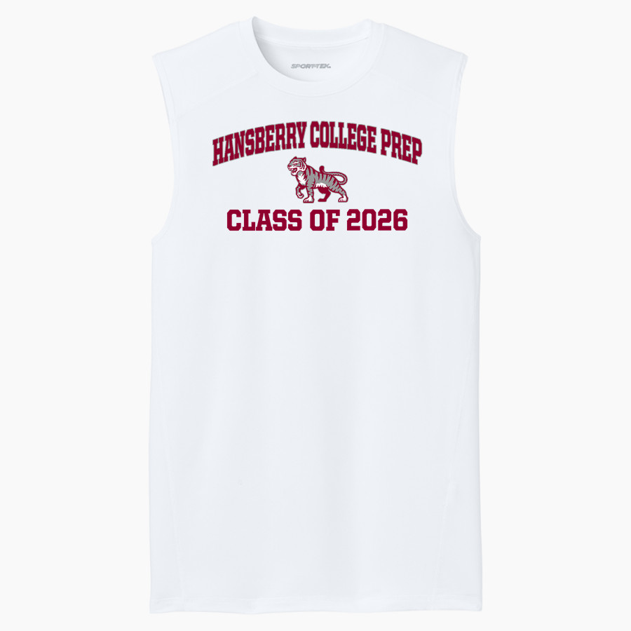 Hansberry College Prep BENGALS <span class="pdp-name-mascot">NOBLE - HANSBERRY PREPARATORY BENGALS</span> Sport-Tek Men's PosiCharge Compression Sleeveless Tee
