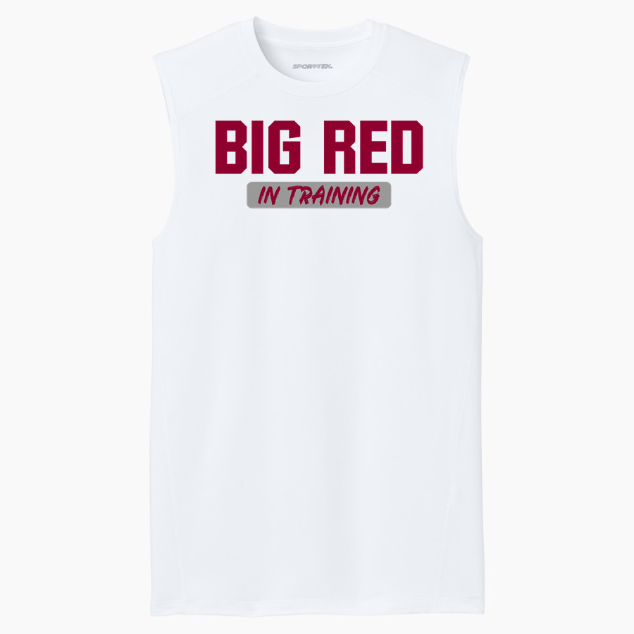 Montgomery Bell Academy Online Apparel Store <span class="pdp-name-mascot">Montgomery Bell Academy Big Red</span> Sport-Tek Men's PosiCharge Compression Sleeveless Tee