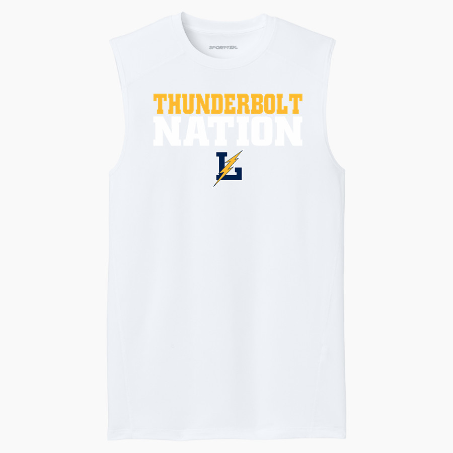 LITTLESTOWN HIGH SCHOOL THUNDERBOLTS <span class="pdp-name-mascot">LITTLESTOWN THUNDERBOLTS</span> Sport-Tek Men's PosiCharge Compression Sleeveless Tee
