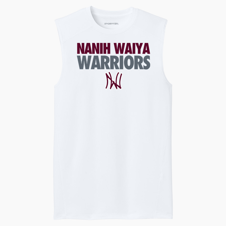 NANIH WAIYA HIGH SCHOOL WARRIORS <span class="pdp-name-mascot">NANIH WAIYA WARRIORS</span> Sport-Tek Men's PosiCharge Compression Sleeveless Tee