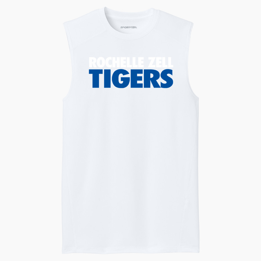 Rochelle Zell Tigers <span class="pdp-name-mascot">Rochelle Tigers</span> Sport-Tek Men's PosiCharge Compression Sleeveless Tee