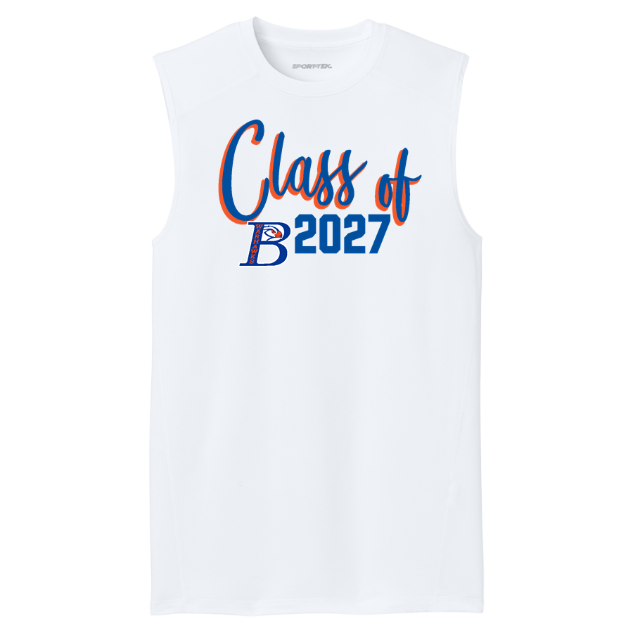 Bloomfield Warhawks <span class="pdp-name-mascot">Bloomfield Warhawks</span> Sport-Tek Men's PosiCharge Compression Sleeveless Tee