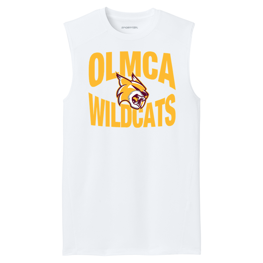 OLMCA Wildcats <span class="pdp-name-mascot">Our Lady of Mount Carmel Ademy Wildcats</span> Sport-Tek Men's PosiCharge Compression Sleeveless Tee