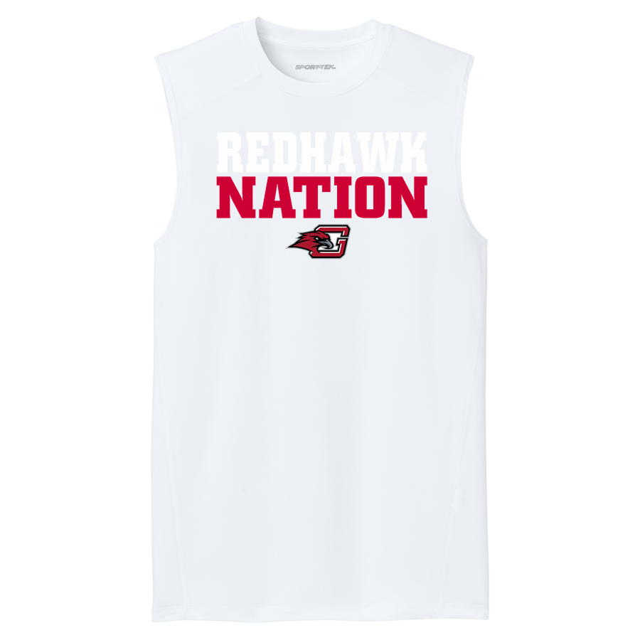 Goshen RedHawks <span class="pdp-name-mascot">Goshen RedHawks</span> Sport-Tek Men's PosiCharge Compression Sleeveless Tee