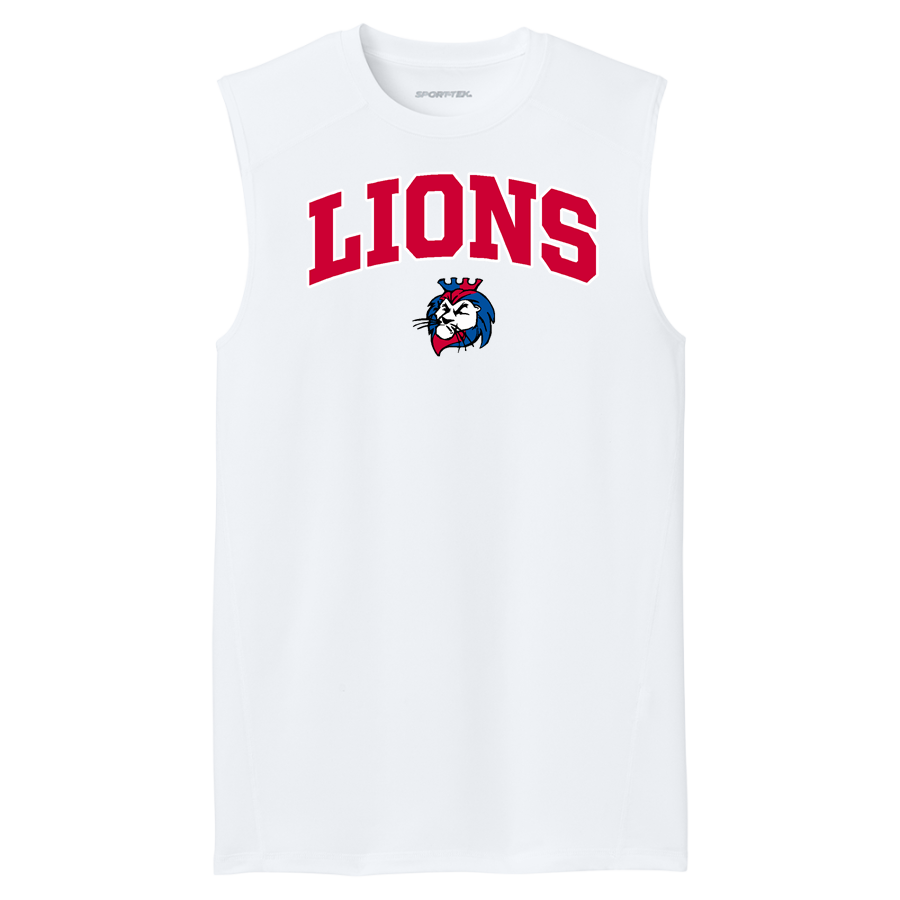 Lambert Public Lions <span class="pdp-name-mascot">Lambert Public Lions</span> Sport-Tek Men's PosiCharge Compression Sleeveless Tee