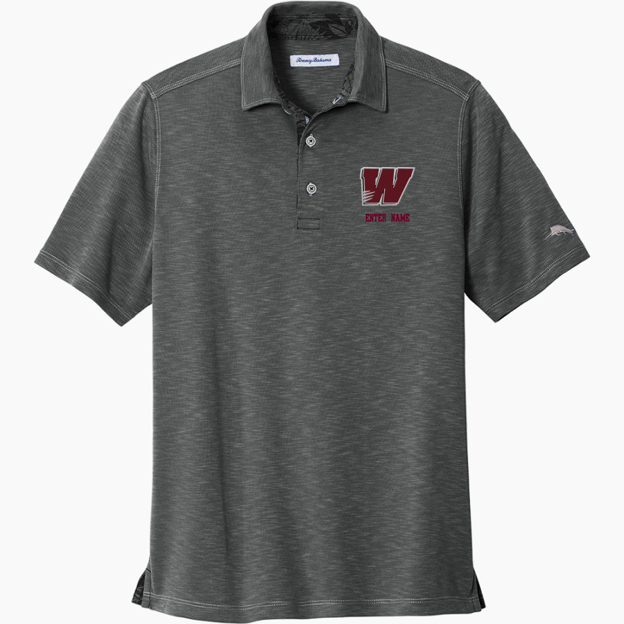 Willamette Wolverines <span class="pdp-name-mascot">Willamette Wolverines</span> Tommy Bahama Palmetto Paradise Polo