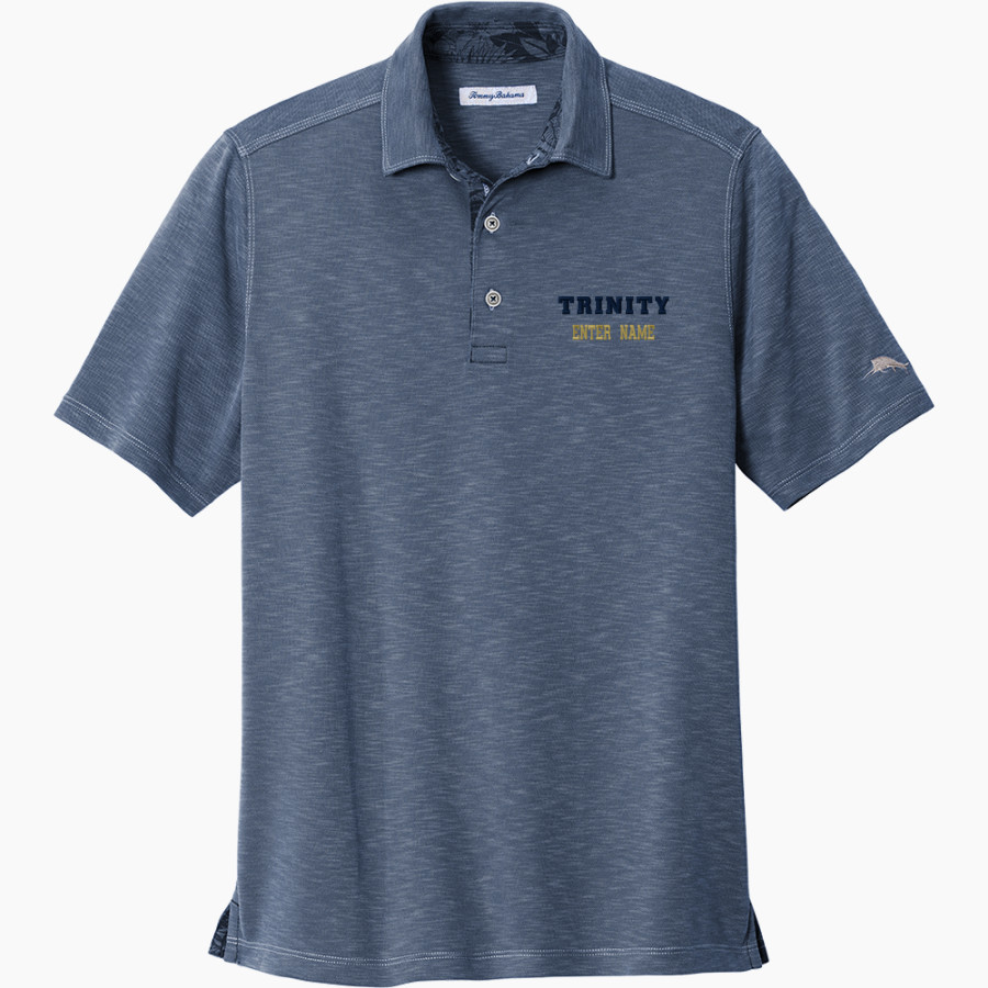 Trinity College Bantams The Official Online Store <span class="pdp-name-mascot">Trinity Bantams</span> Tommy Bahama Palmetto Paradise Polo