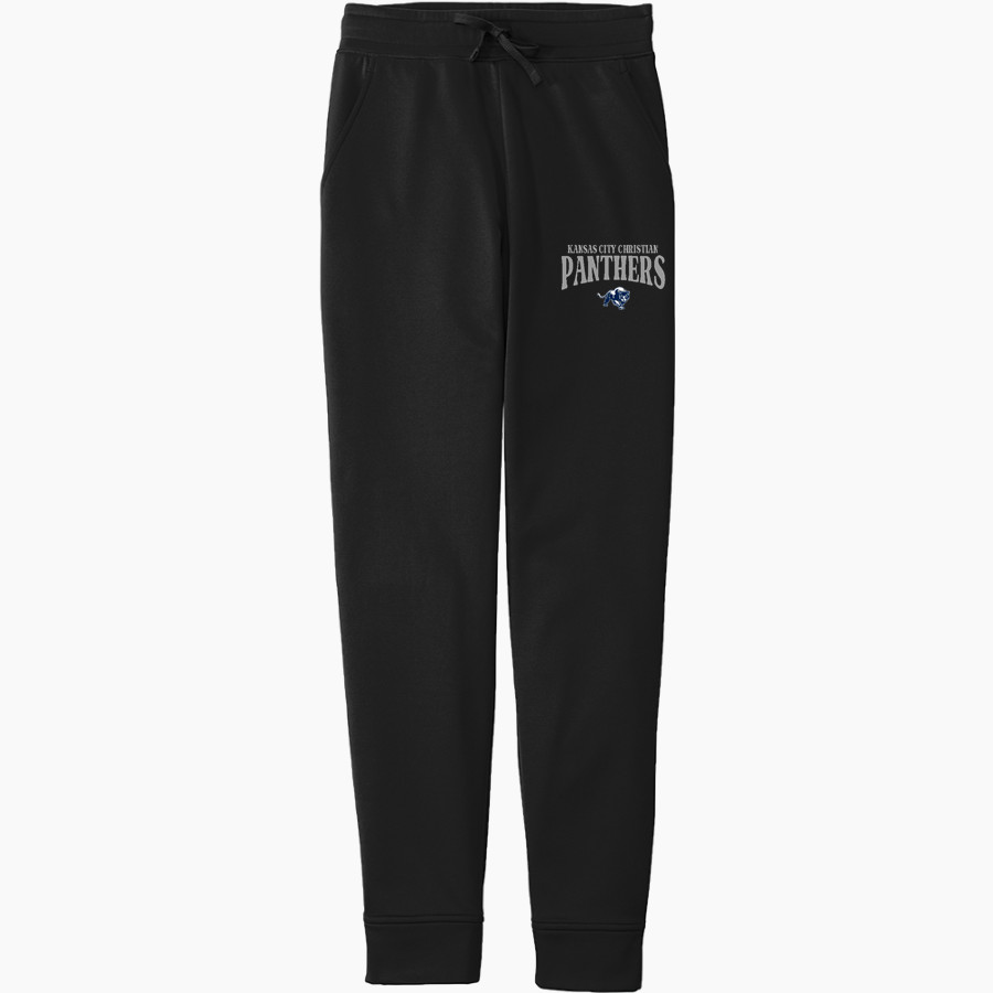 KANSAS CITY CHRISTIAN SCHOOL PANTHERS Sport-Tek Sport-Wick Fleece Jogger