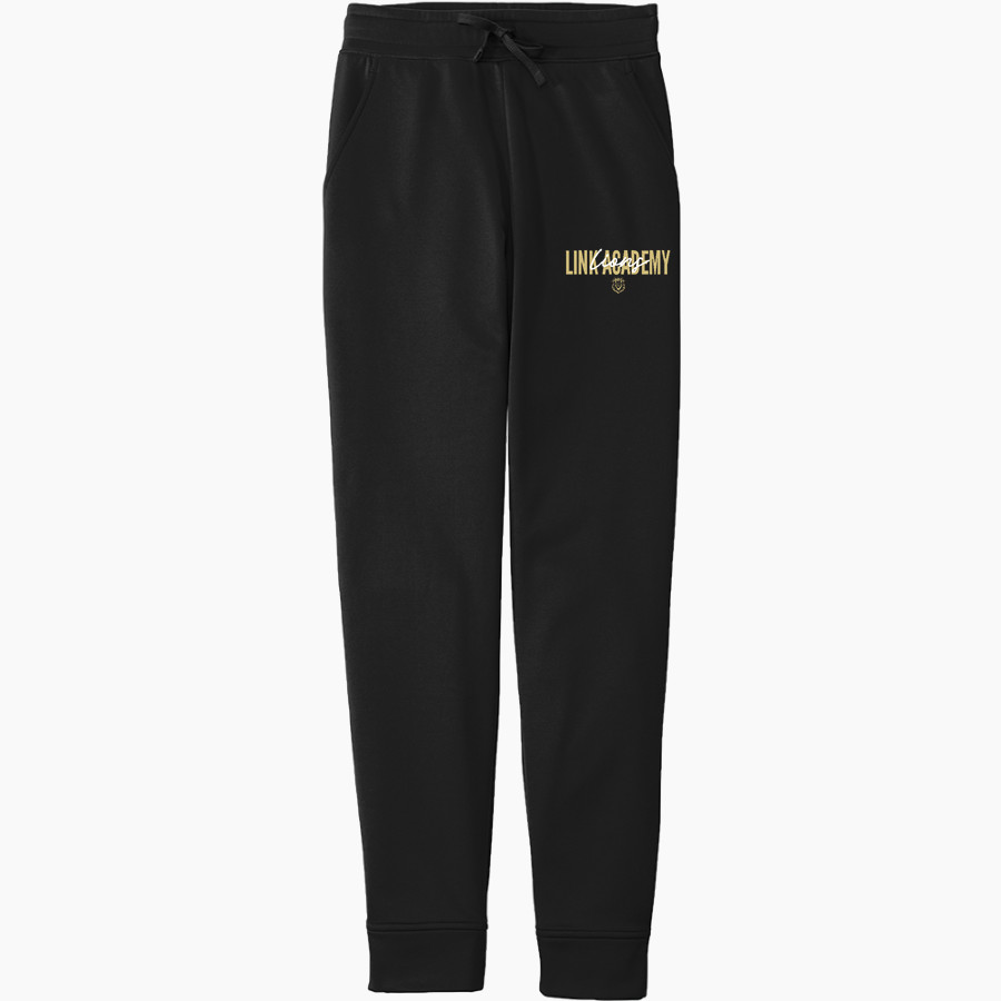 Link Lions <span class="pdp-name-mascot">Link Year Prep School Lions</span> Sport-Tek Sport-Wick Fleece Jogger