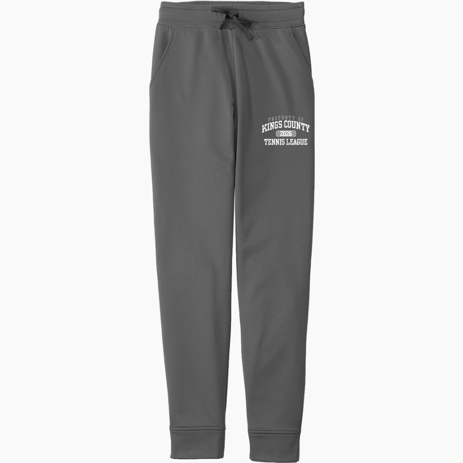 KINGS COUNTY TENNIS LEAGUE KINGS COUNTY <span class="pdp-name-mascot">KINGS COUNTY TENNIS LEAGUE</span> Sport-Tek Sport-Wick Fleece Jogger