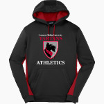 CARNEGIE MELLON UNIVERSITY TARTANS <span class="pdp-name-mascot">Carnegie Mellon Tartans</span> Sport-Tek Men's Sport-Wick Fleece Colorblock Hoodie Front Thumbnail