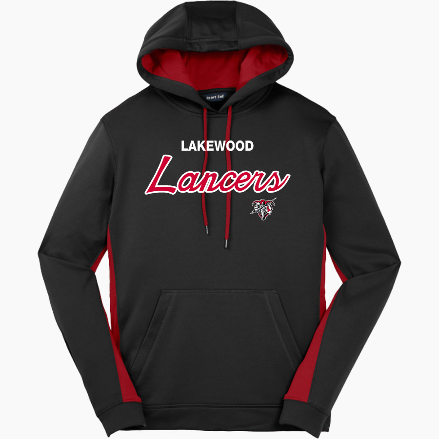 LAKEWOOD HIGH SCHOOL LANCERS <span class="pdp-name-mascot">LAKEWOOD LANCERS</span> Sport-Tek Men's Sport-Wick Fleece Colorblock Hoodie