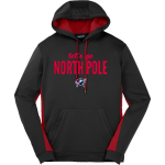 NORTH POLE HIGH SCHOOL PATRIOTS <span class="pdp-name-mascot">NORTH POLE PATRIOTS</span> Sport-Tek Men's Sport-Wick Fleece Colorblock Hoodie Front Thumbnail