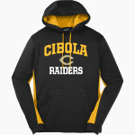 CIBOLA HIGH SCHOOL RAIDERS <span class="pdp-name-mascot">CIBOLA RAIDERS</span> Sport-Tek Men's Sport-Wick Fleece Colorblock Hoodie Front Thumbnail