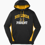 RIO LINDA HIGH SCHOOL KNIGHTS <span class="pdp-name-mascot">RIO LINDA KNIGHTS</span> Sport-Tek Men's Sport-Wick Fleece Colorblock Hoodie Front Thumbnail
