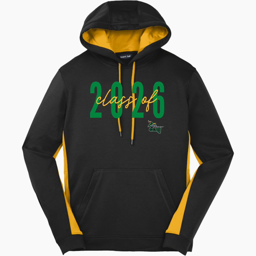 Community College of Rhode Island Knights <span class="pdp-name-mascot">COMMUNITY COLLEGE OF RHODE ISLAND Knights</span> Sport-Tek Men's Sport-Wick Fleece Colorblock Hoodie