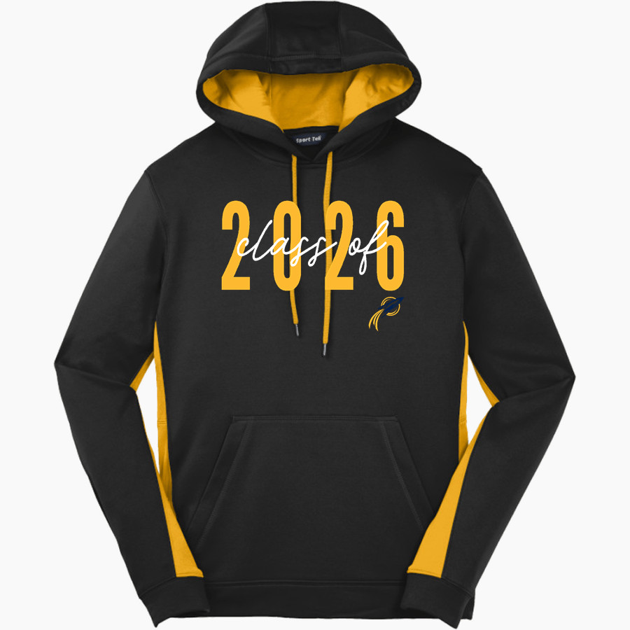 Broughal Rockets <span class="pdp-name-mascot">Broughal Rockets</span> Sport-Tek Men's Sport-Wick Fleece Colorblock Hoodie