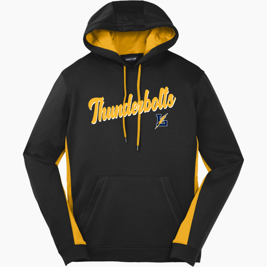 LITTLESTOWN HIGH SCHOOL THUNDERBOLTS Sport-Tek Men's Sport-Wick Fleece Colorblock Hoodie