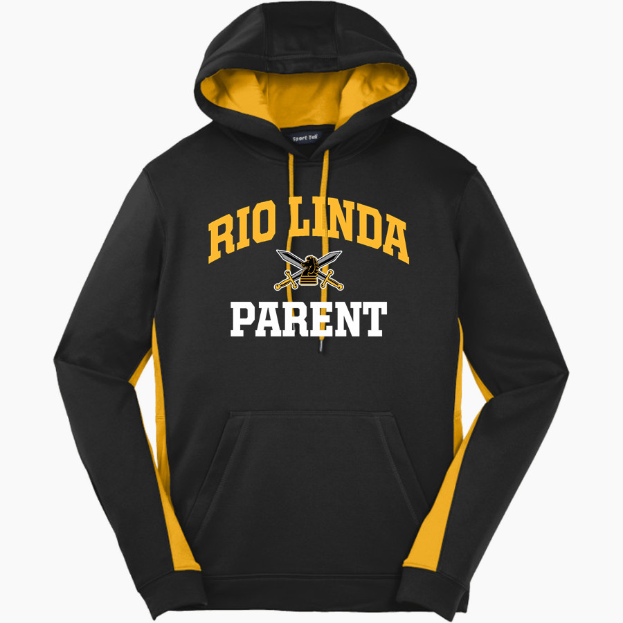 RIO LINDA HIGH SCHOOL KNIGHTS <span class="pdp-name-mascot">RIO LINDA KNIGHTS</span> Sport-Tek Men's Sport-Wick Fleece Colorblock Hoodie
