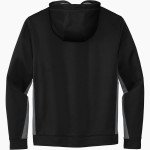 Trinity Warriors Sport-Tek Men's Sport-Wick Fleece Colorblock Hoodie Back Thumbnail