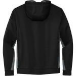 Seattle Pacific Falcons <span class="pdp-name-mascot">Seattle Pacific Falcons</span> Sport-Tek Men's Sport-Wick Fleece Colorblock Hoodie Back Thumbnail