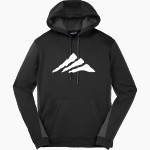 Mt. Hood Community College Mt. Hood Community C <span class="pdp-name-mascot">Mt. Hood Community College</span> Sport-Tek Men's Sport-Wick Fleece Colorblock Hoodie Front Thumbnail