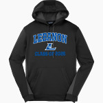 Lebanon Blue Devils <span class="pdp-name-mascot">Lebanon Blue Devils</span> Sport-Tek Men's Sport-Wick Fleece Colorblock Hoodie Front Thumbnail