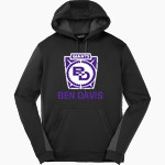 Ben Davis Giants <span class="pdp-name-mascot">Ben Davis Giants</span> Sport-Tek Men's Sport-Wick Fleece Colorblock Hoodie Front Thumbnail