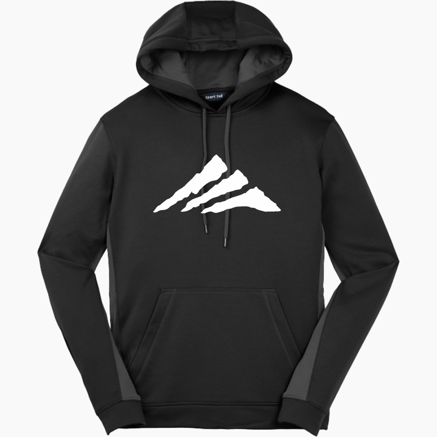 Mt. Hood Community College Mt. Hood Community C <span class="pdp-name-mascot">Mt. Hood Community College</span> Sport-Tek Men's Sport-Wick Fleece Colorblock Hoodie