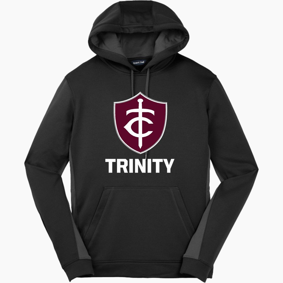 Trinity Warriors Sport-Tek Men's Sport-Wick Fleece Colorblock Hoodie