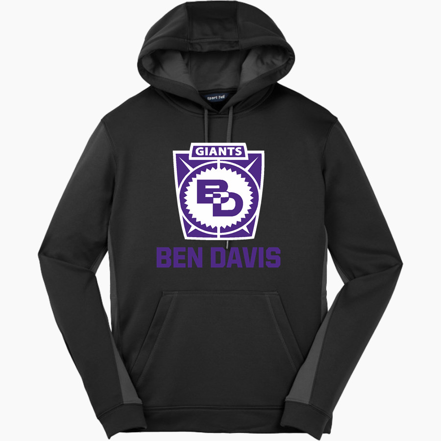 Ben Davis Giants <span class="pdp-name-mascot">Ben Davis Giants</span> Sport-Tek Men's Sport-Wick Fleece Colorblock Hoodie