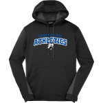 Penn College Wildcats Online Store <span class="pdp-name-mascot">Penn College Wildcats</span> Sport-Tek Men's Sport-Wick Fleece Colorblock Hoodie Front Thumbnail
