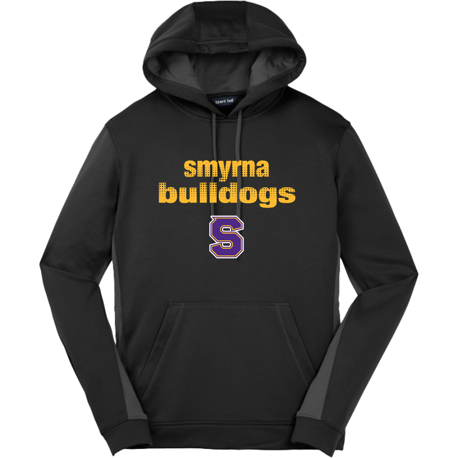 Smyrna Bulldogs <span class="pdp-name-mascot">Smyrna Bulldogs</span> Sport-Tek Men's Sport-Wick Fleece Colorblock Hoodie
