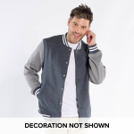 Westfield State University Online Store <span class="pdp-name-mascot">Westfield State Owls</span> Sport-Tek Men's Fleece Letterman Jacket Extra1 Thumbnail