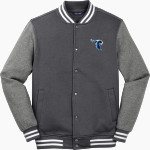 Perry Meridian Falcons Sport-Tek Men's Fleece Letterman Jacket Front Thumbnail