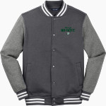 Mid-Pacific Owls <span class="pdp-name-mascot">Mid-Pacific Owls</span> Sport-Tek Men's Fleece Letterman Jacket Front Thumbnail