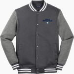 Connecticut College Camels <span class="pdp-name-mascot">Connecticut College Camels</span> Sport-Tek Men's Fleece Letterman Jacket Front Thumbnail