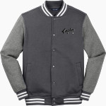 HERON LAKE-OKABENA Coyotes <span class="pdp-name-mascot">HERON LAKE - OKABENA Coyotes</span> Sport-Tek Men's Fleece Letterman Jacket Front Thumbnail