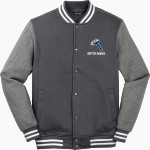 Out-of-Door Thunder Sport-Tek Men's Fleece Letterman Jacket Front Thumbnail